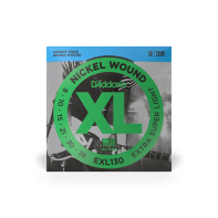 Набір струн D'ADDARIO EXL130 XL NICKEL WOUND EXTRA SUPER LIGHT (08-38)